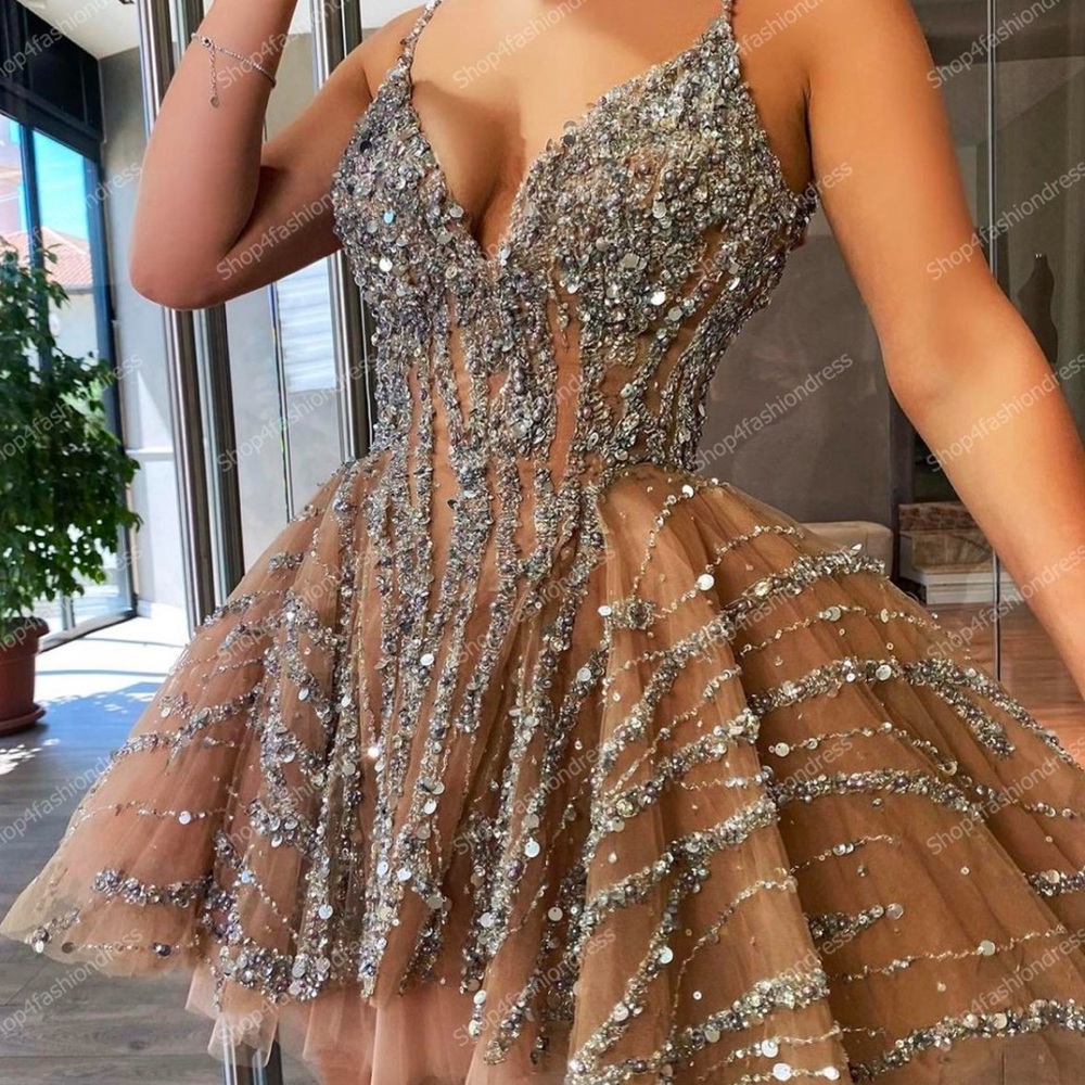 Elegant Sequin Embellished Dress